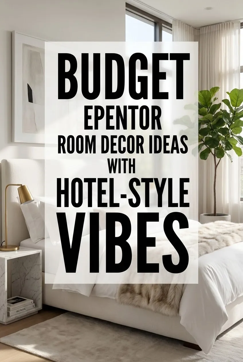 Budget Room Decor Ideas with Hotel Style Vibes