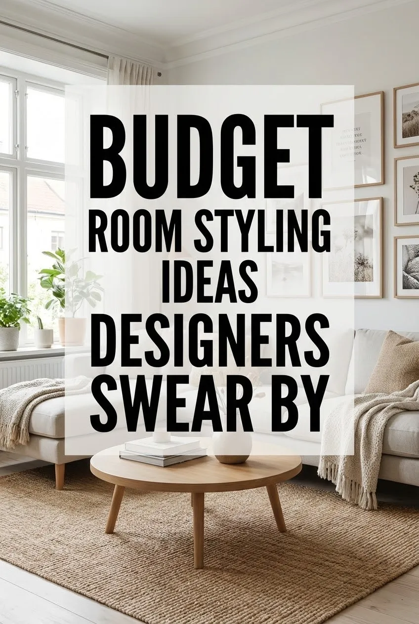 Budget Room Styling Ideas Designers Swear By