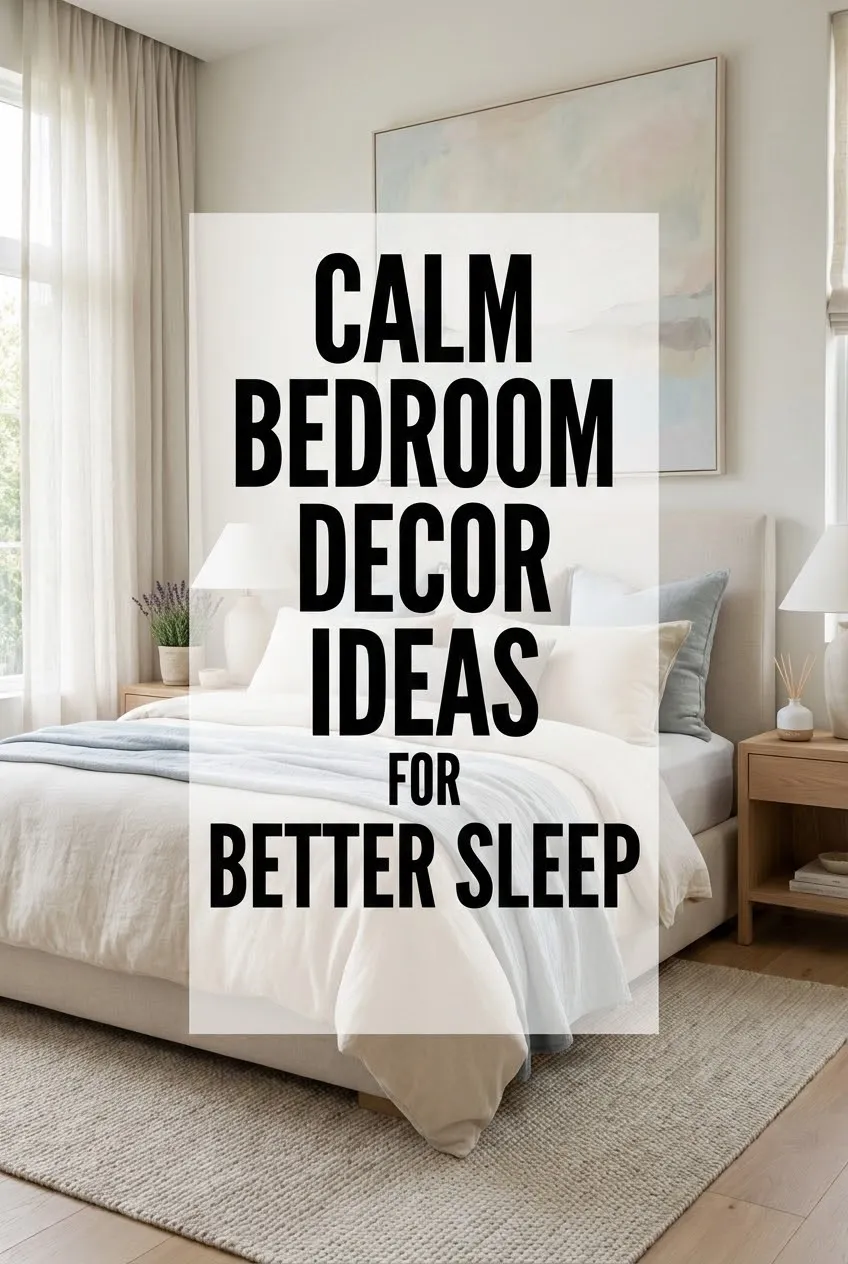 Calm Bedroom Decor Ideas for Better Sleep