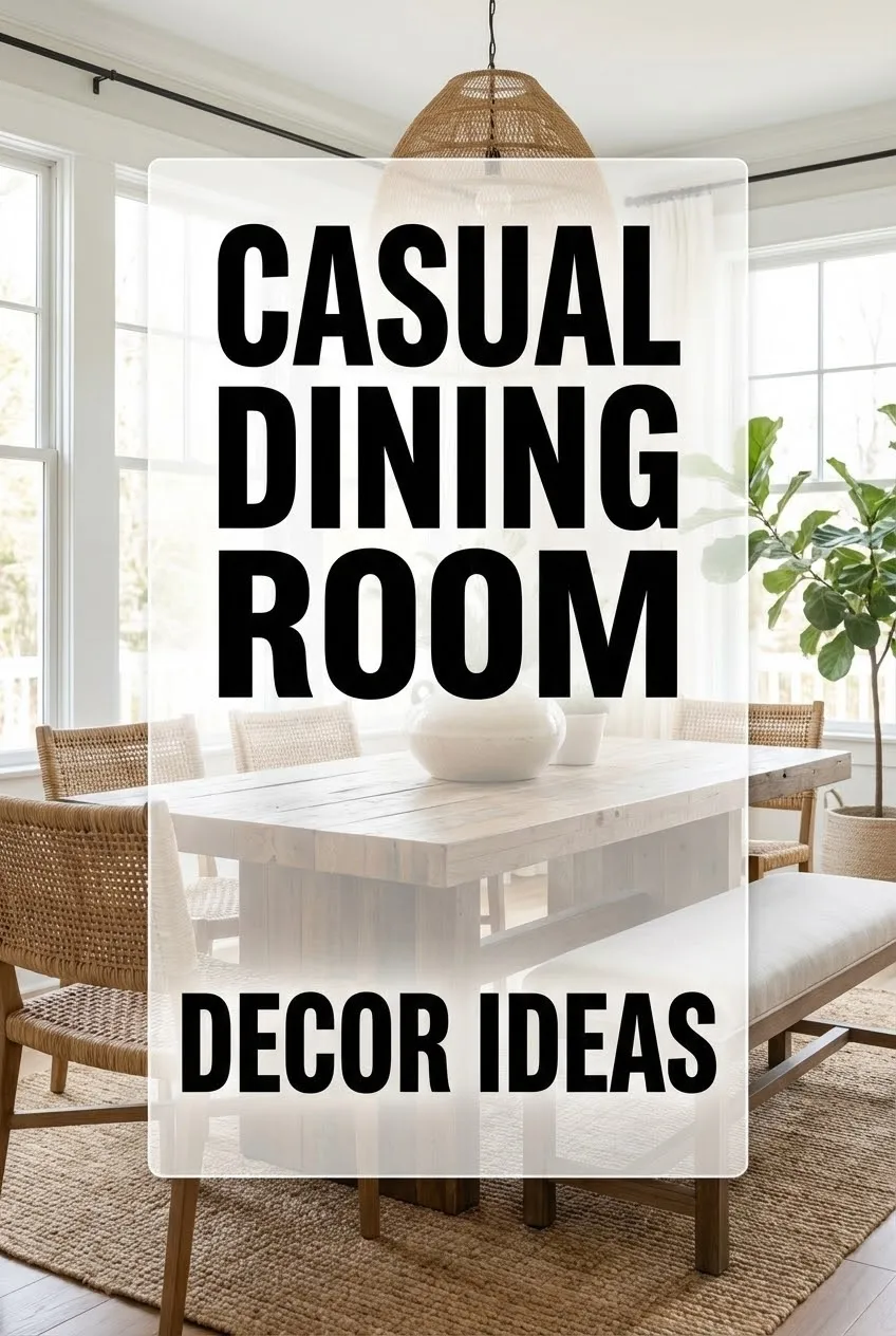 Casual Dining Room Decor Ideas