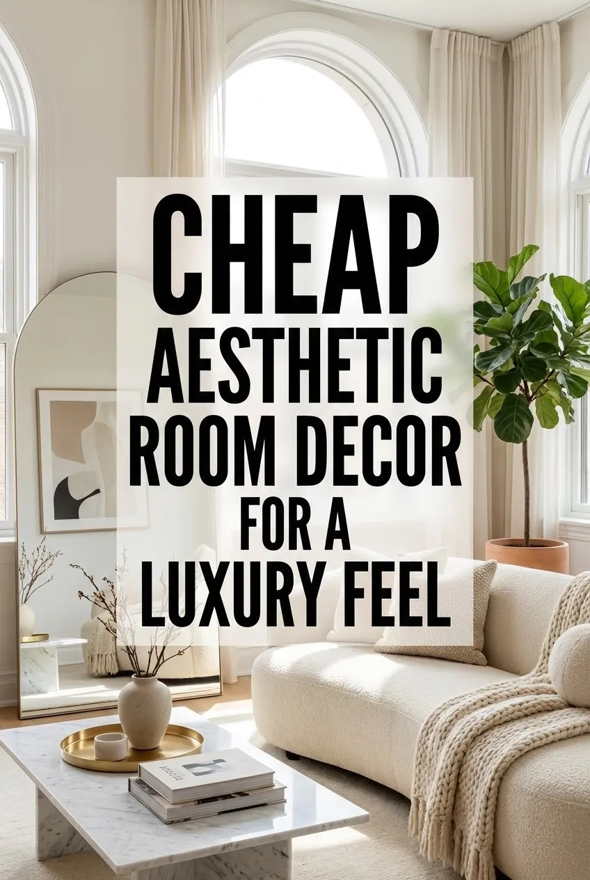 Cheap Aesthetic Room Decor for a Luxury Feel