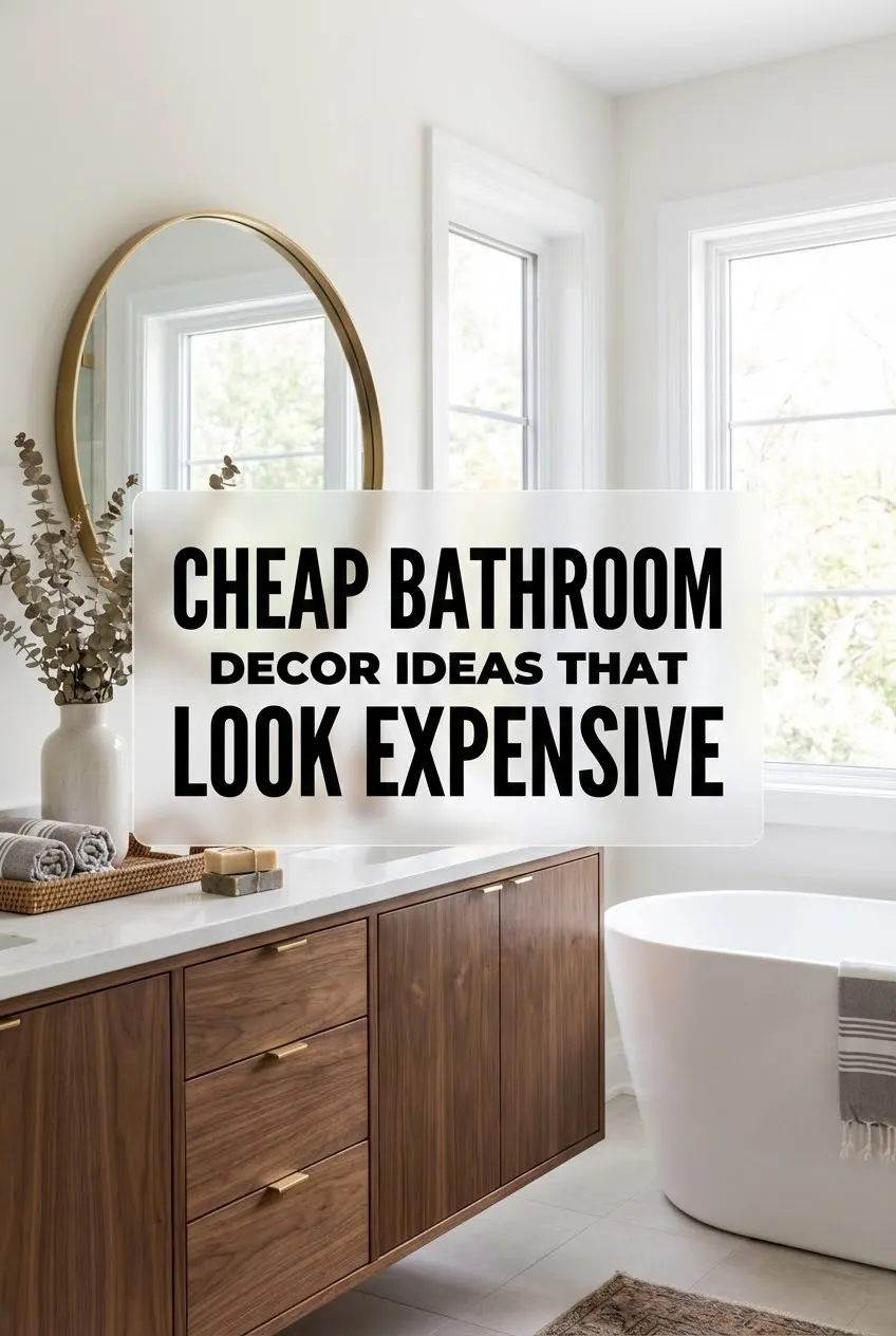 Cheap Bathroom Decor Ideas That Look