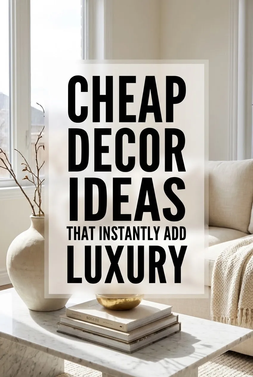 Cheap Decor Ideas That Instantly Add