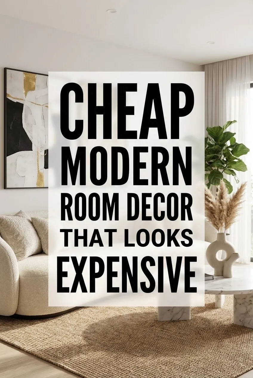 Cheap Modern Room Decor That Looks