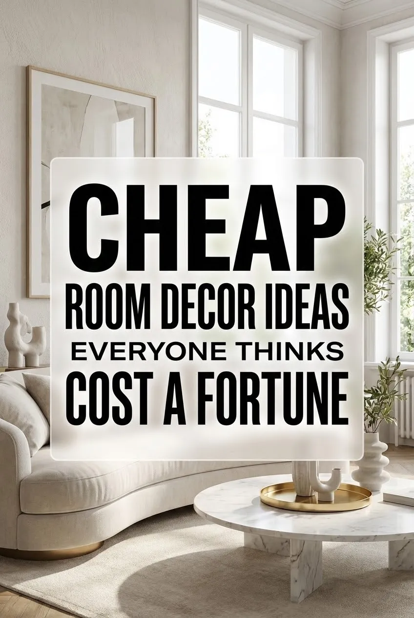 Cheap Room Decor Ideas Everyone Thinks Cost a Fortune