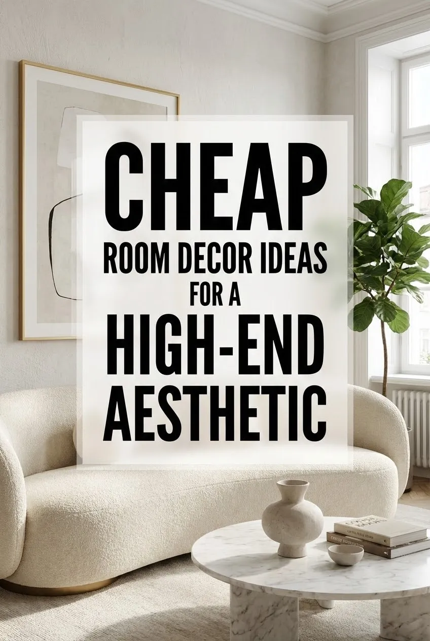 Cheap Room Decor Ideas for a High End Aesthetic