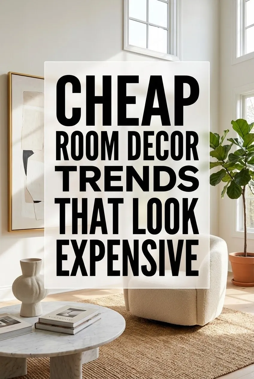 Cheap Room Decor Trends That Look