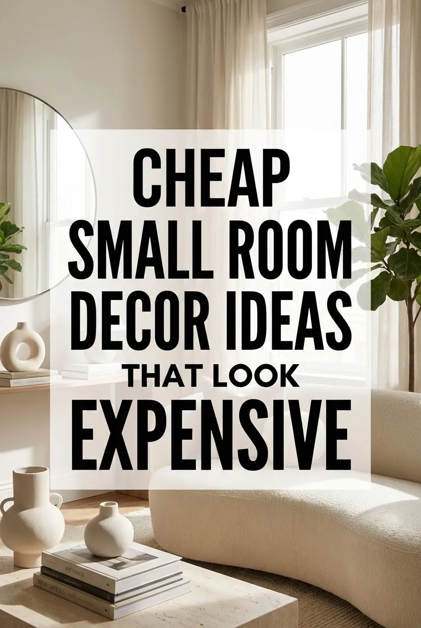 Cheap Small Room Decor Ideas That Look