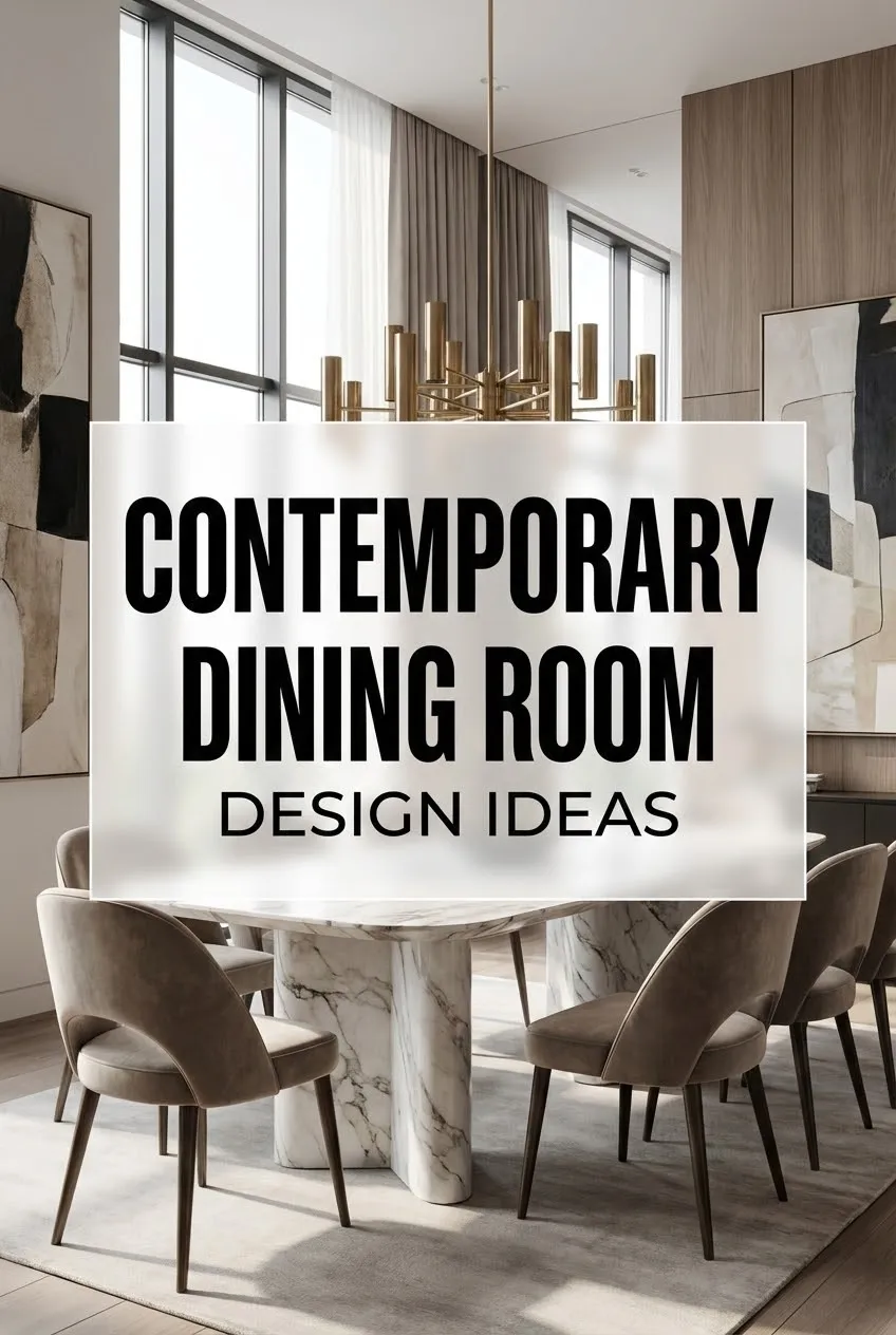 Contemporary Dining Room Design Ideas
