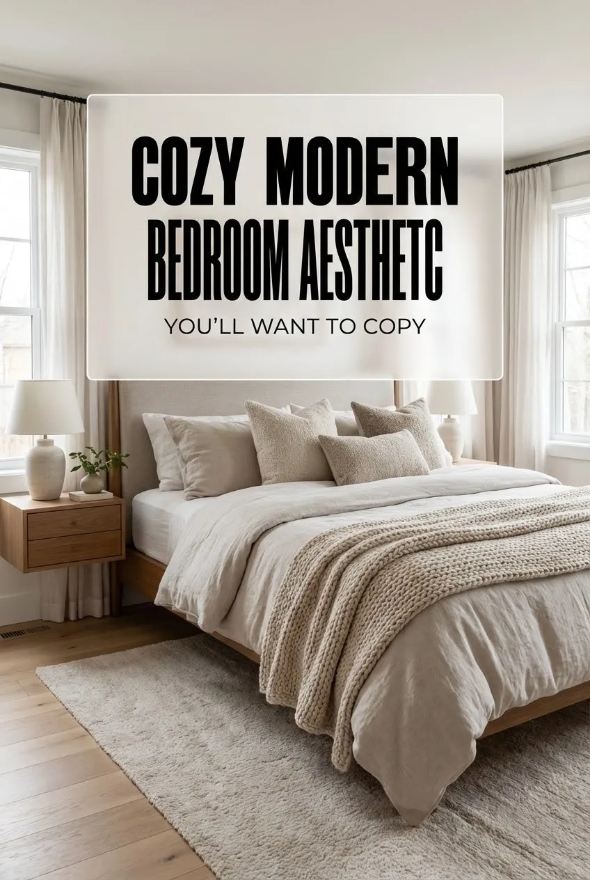 Cozy Modern Bedroom Aesthetic Youll Want to Copy