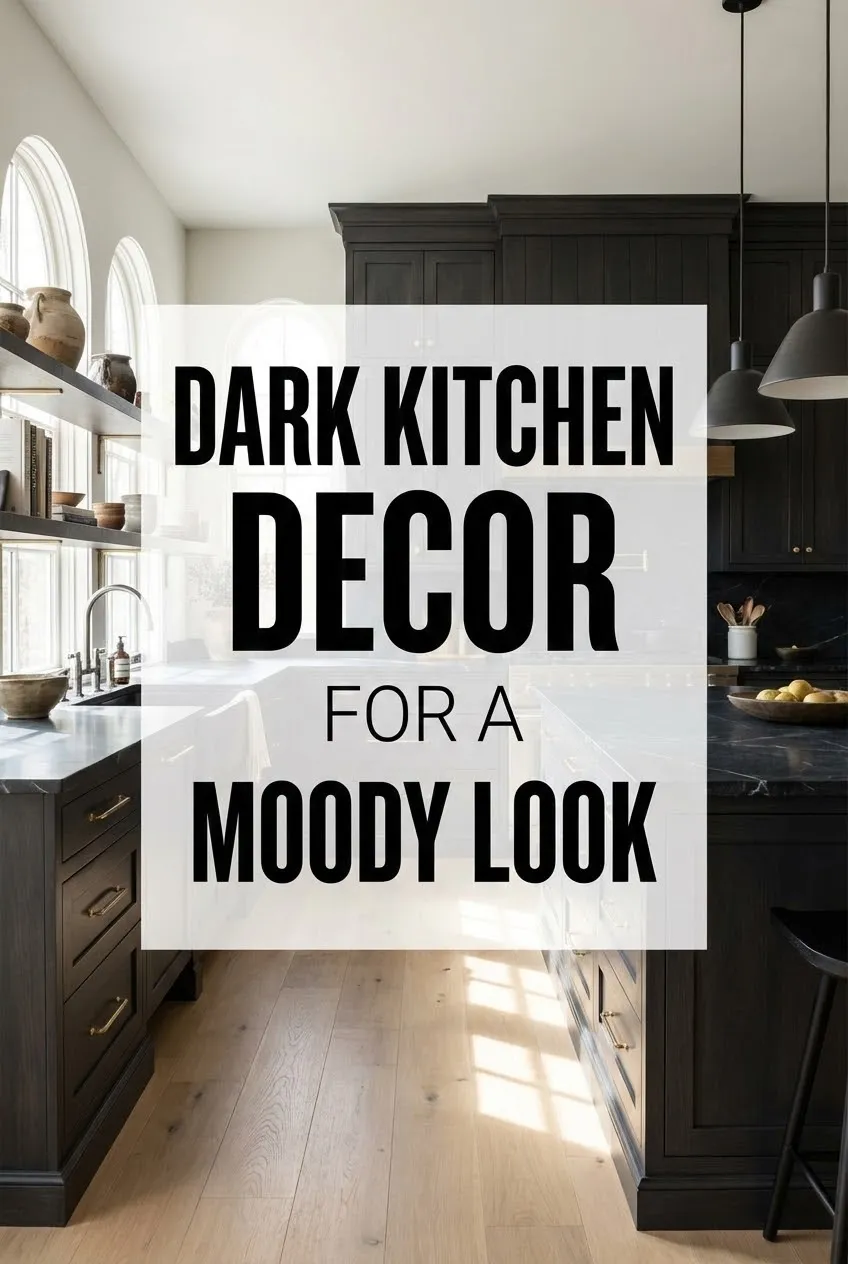 Dark Kitchen Decor for a Moody Look