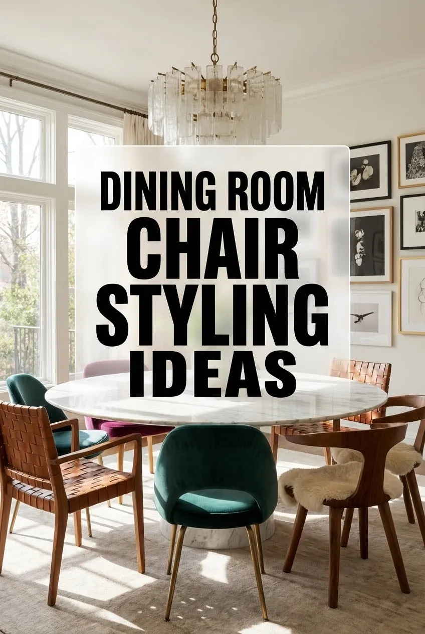 Dining Room Chair Styling Ideas