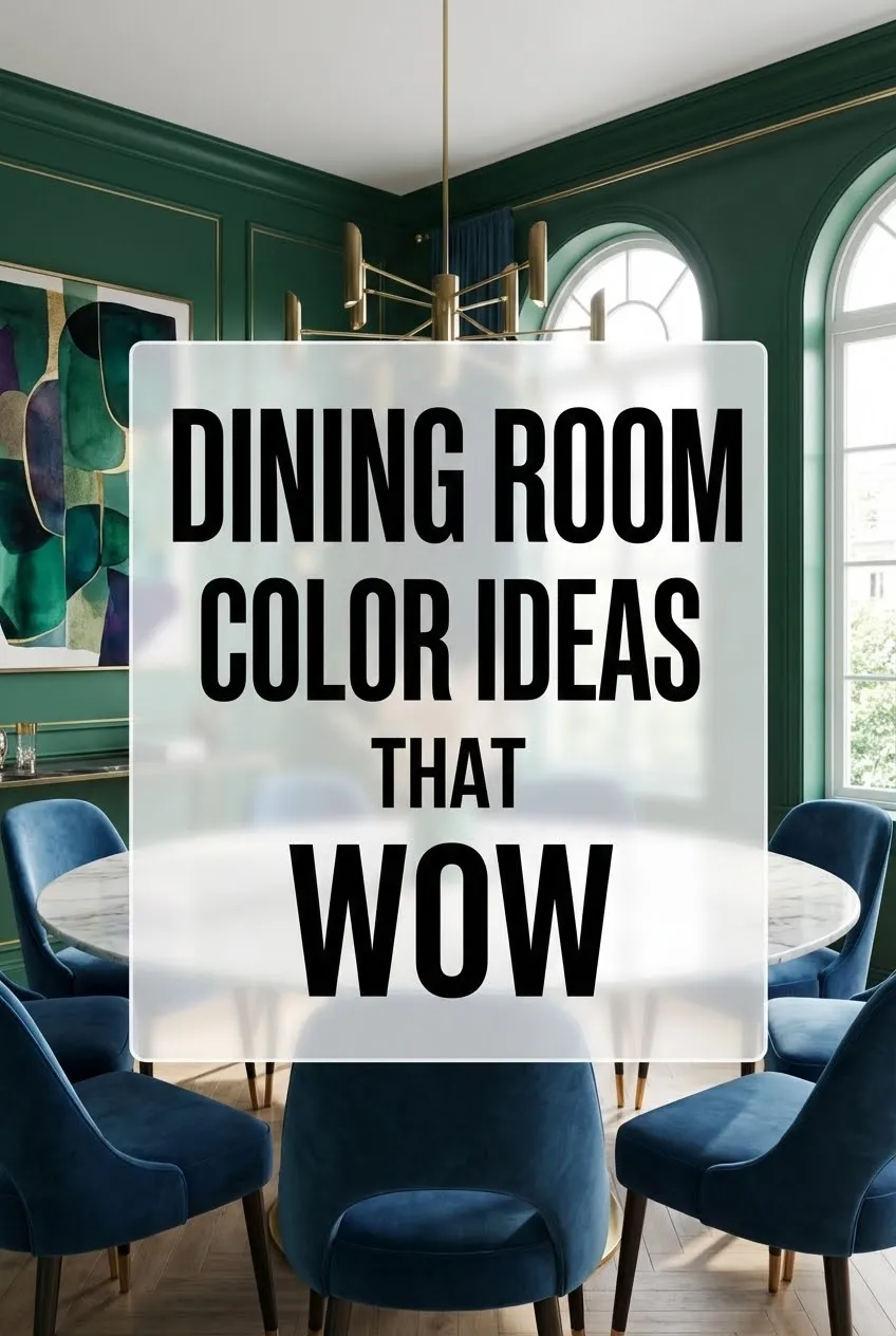 Dining Room Color Ideas That Wow