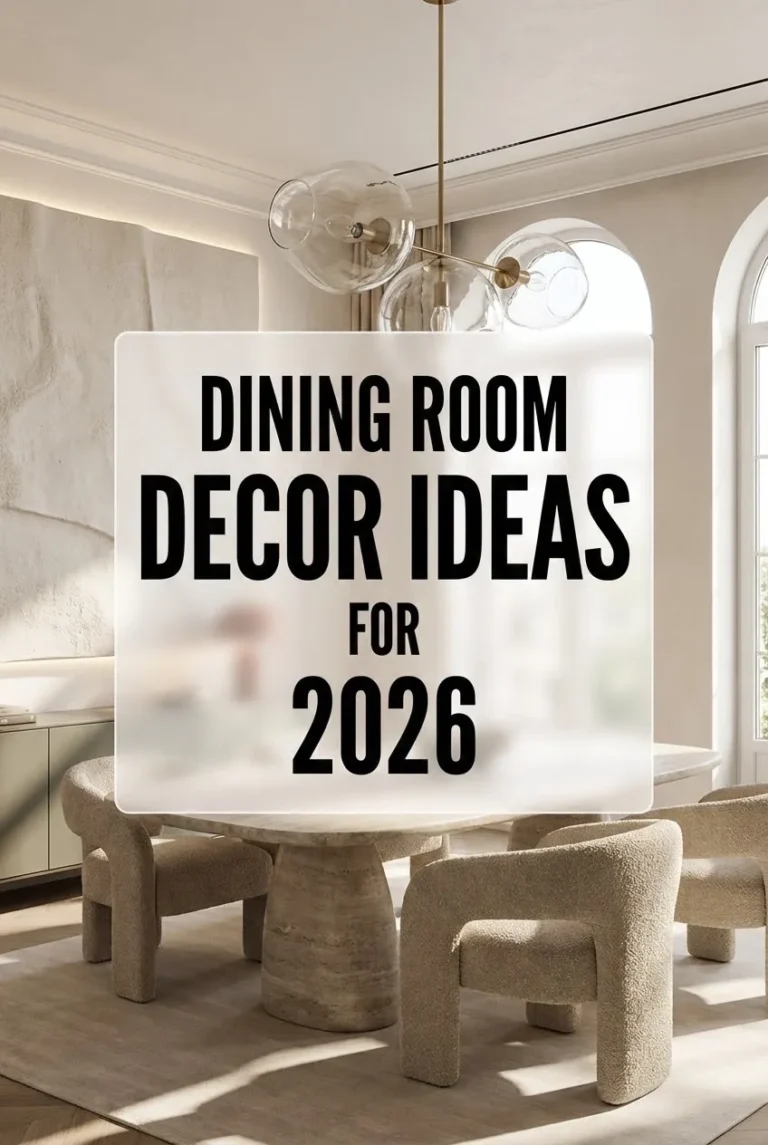 Dining Room Decor Ideas for 2026 Dining Room Decor Ideas for 2026