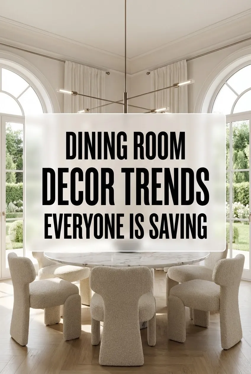 Dining Room Decor Trends Everyone Is Saving