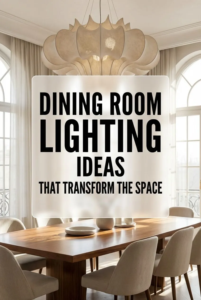 Dining Room Lighting Ideas That Transform the Space