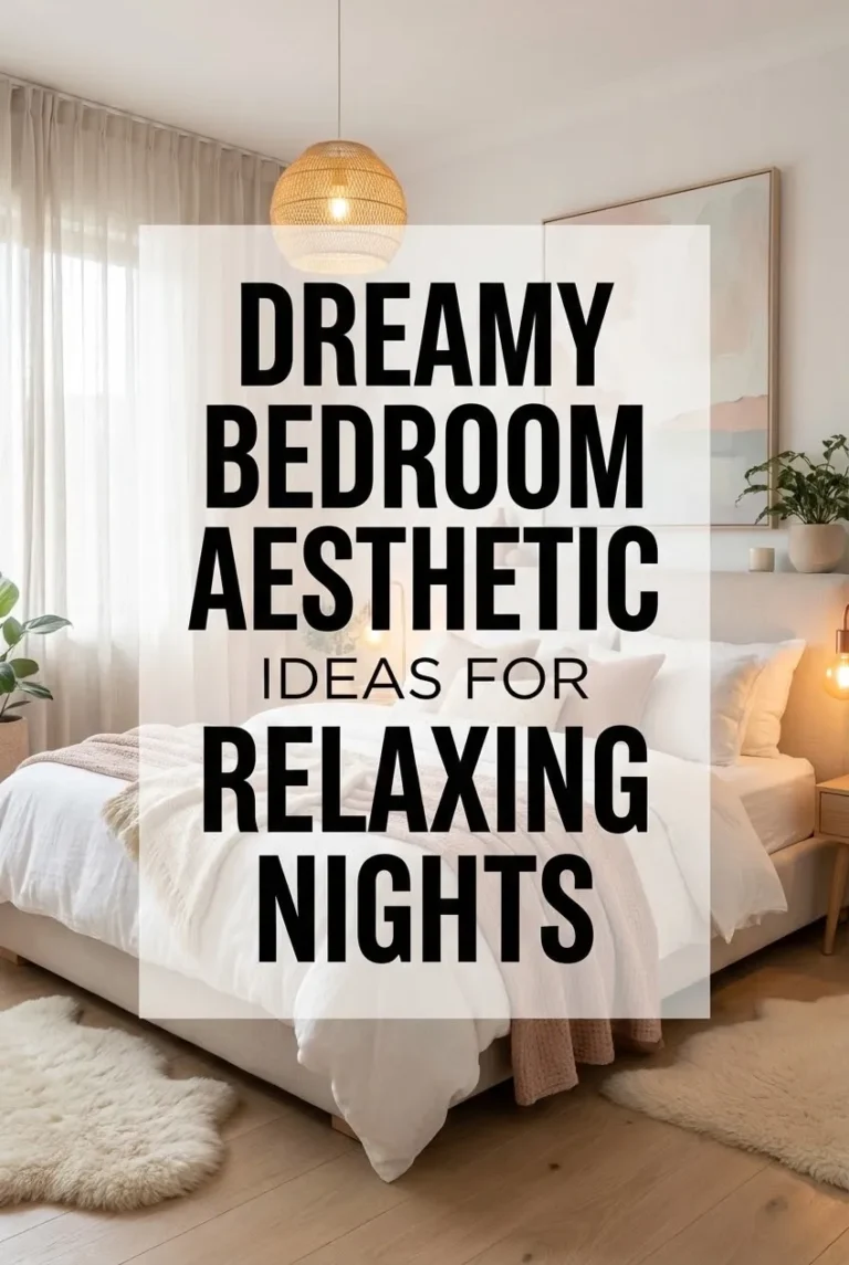 Dreamy Bedroom Aesthetic Ideas for Relaxing Nights