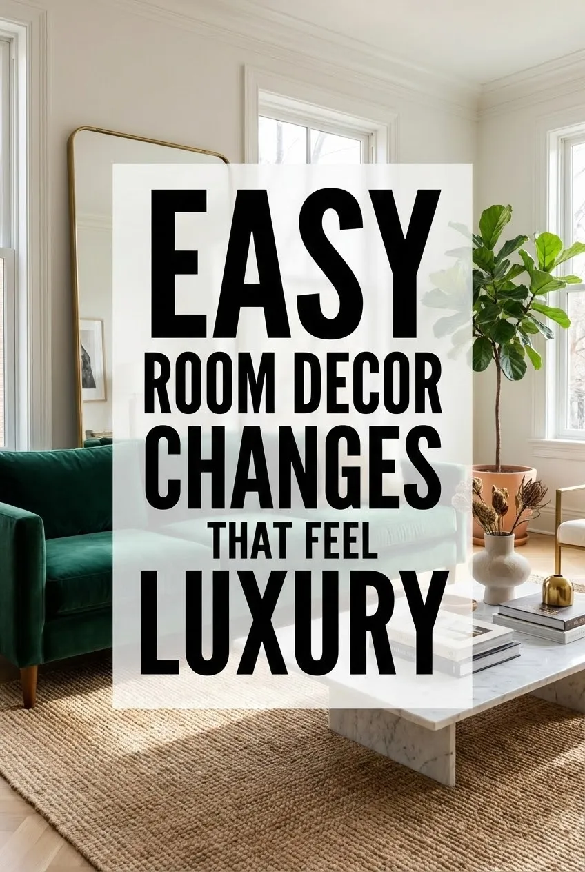 Easy Room Decor Changes That Feel
