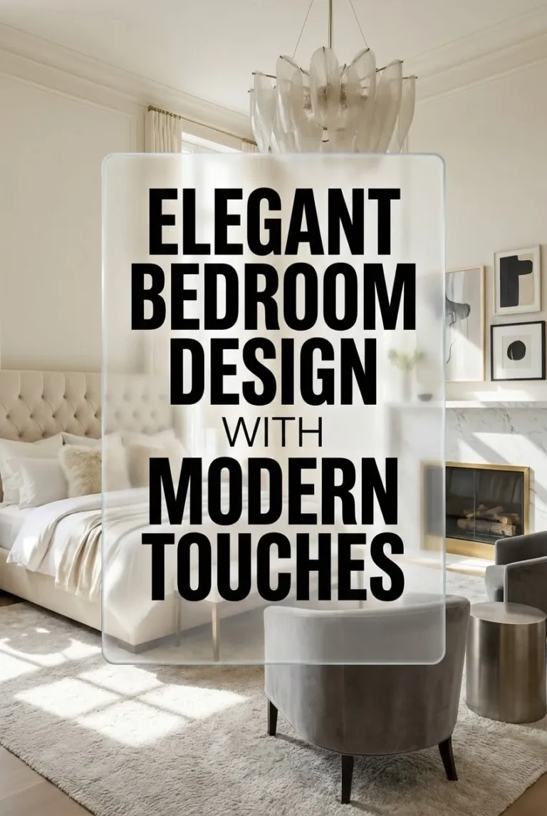 Elegant Bedroom Design with Modern Touches