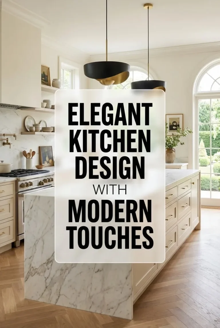 Elegant Kitchen Design with Modern Touches