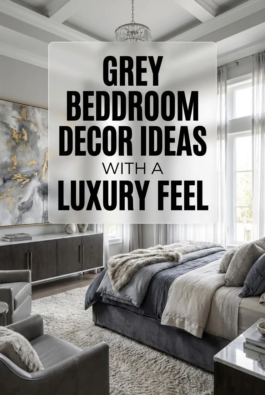 Grey Bedroom Decor Ideas with a Luxury Feel