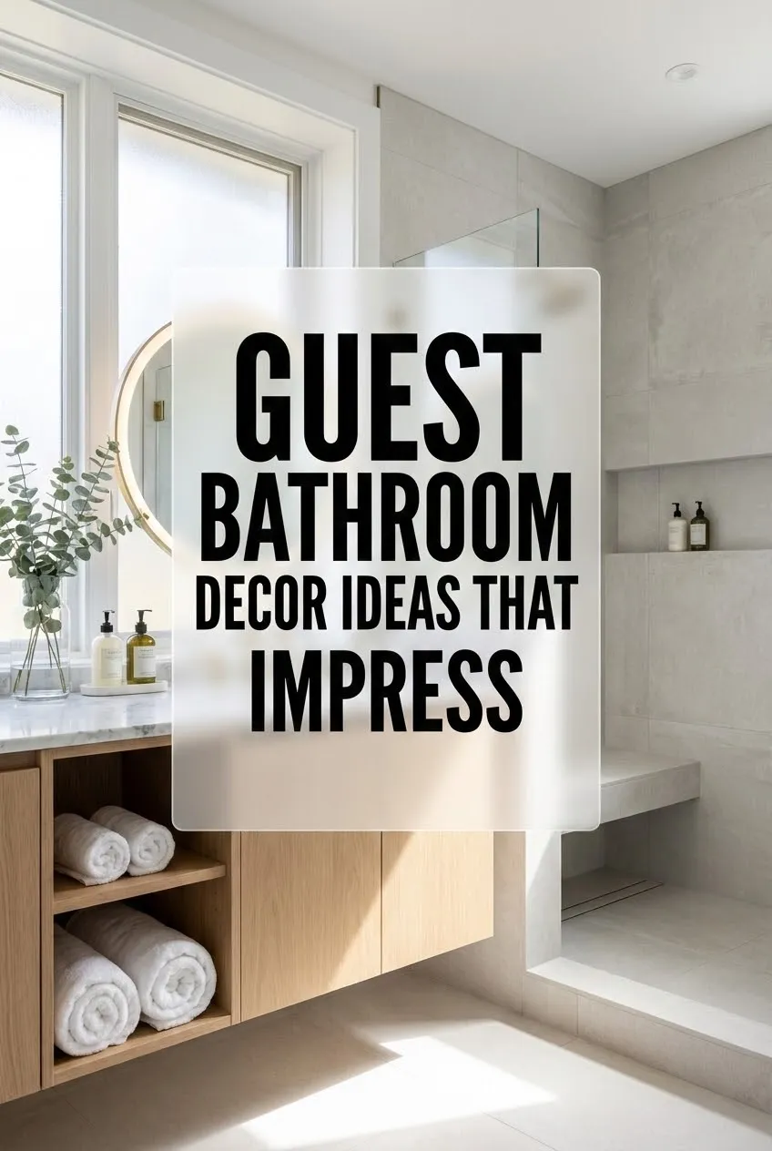 Guest Bathroom Decor Ideas That Impress