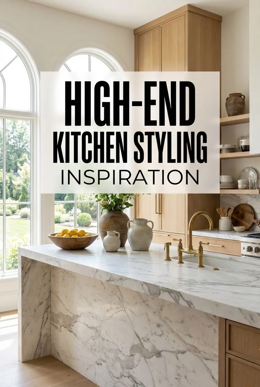High End Kitchen Styling Inspiration