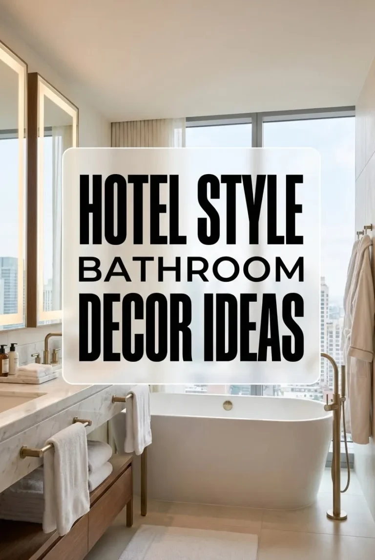 Hotel Style Bathroom Decor Ideas