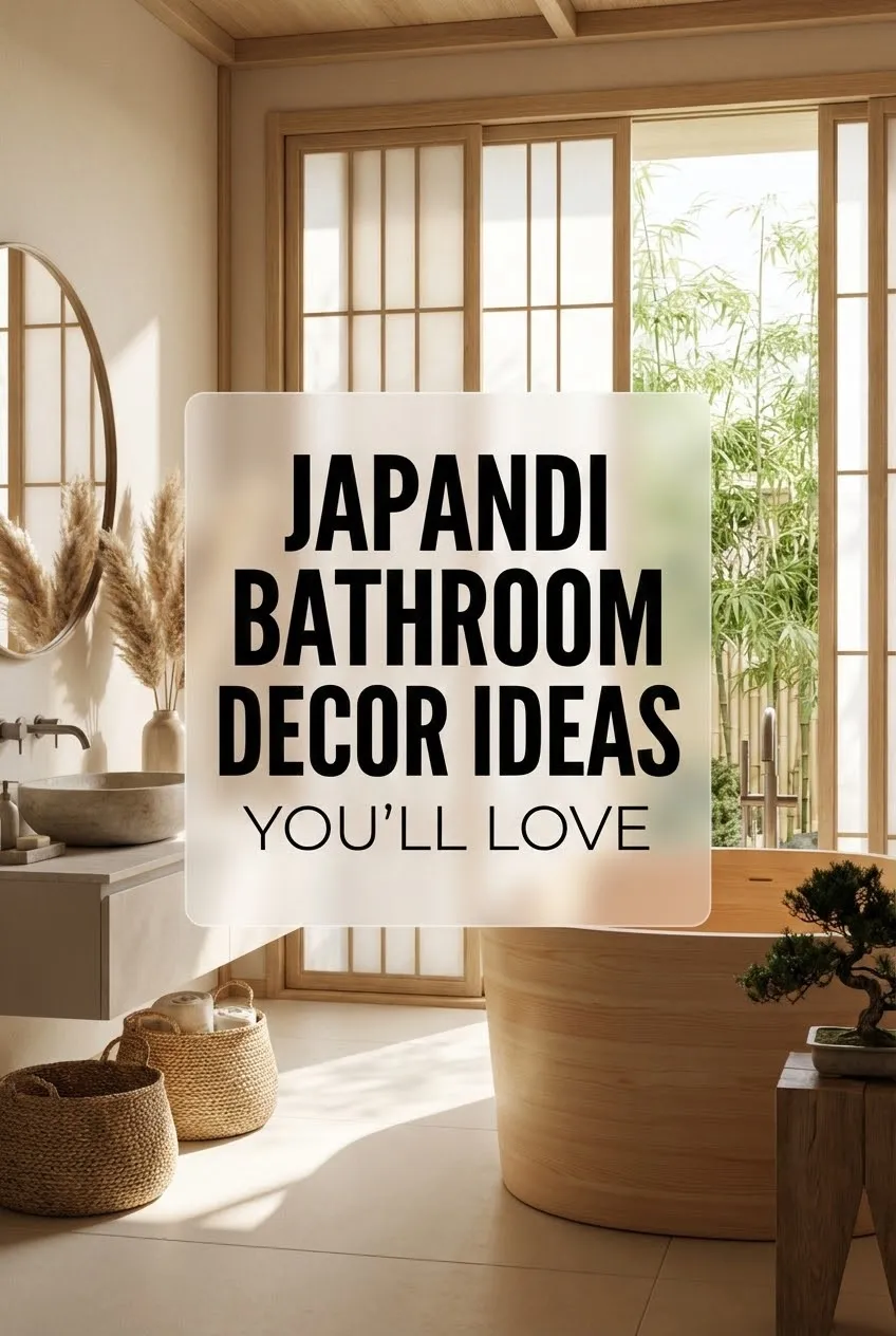 Japandi Bathroom Decor Ideas Youll Love