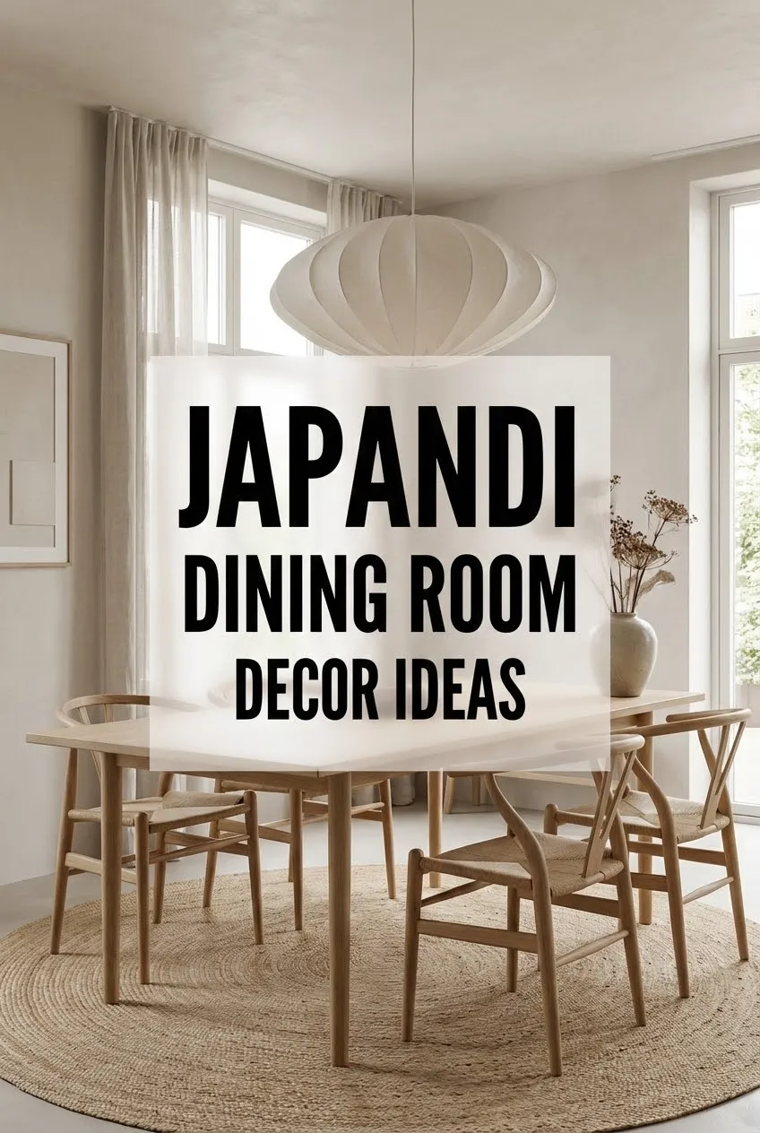 Japandi Dining Room Decor Ideas