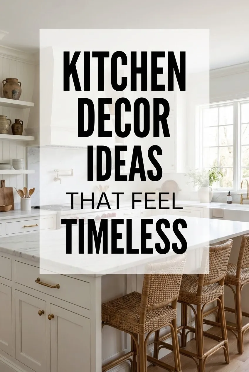Kitchen Decor Ideas That Feel Timeless