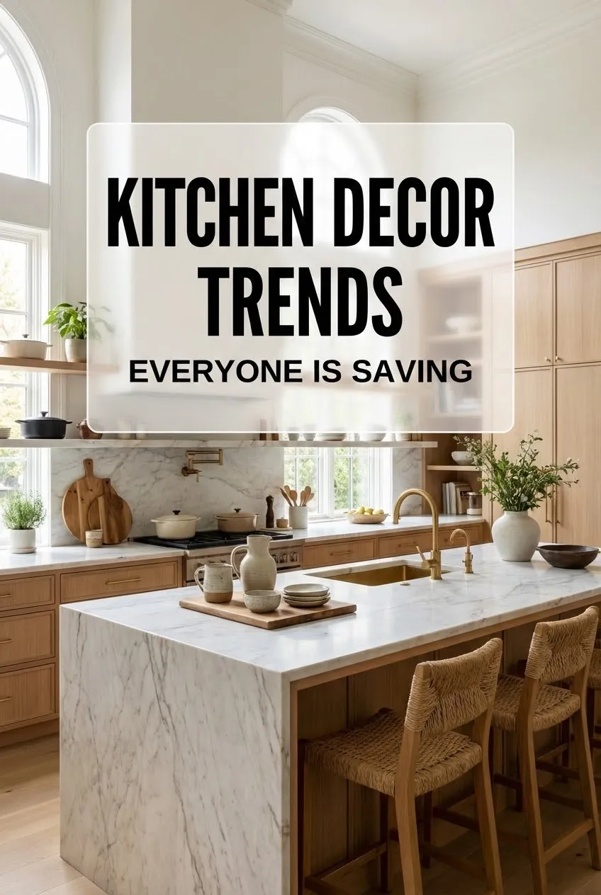 Kitchen Decor Trends Everyone Is Saving