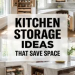 Kitchen Storage Ideas That Save Space