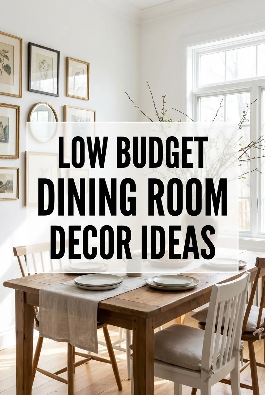 Low Budget Dining Room Decor Ideas