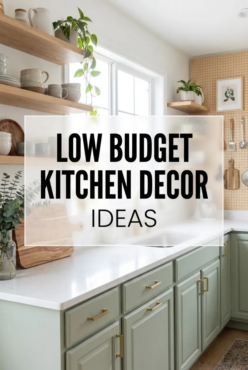 Low Budget Kitchen Decor Ideas
