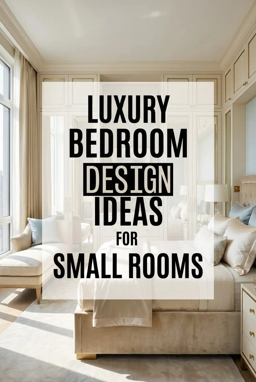 Luxury Bedroom Design Ideas for Small Rooms