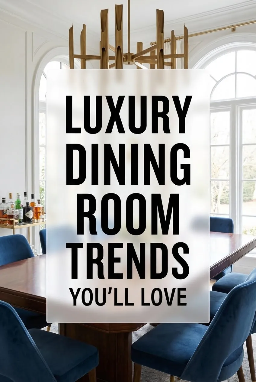 Luxury Dining Room Trends Youll Love