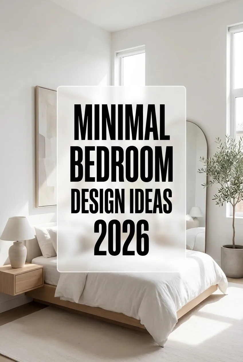 Minimal Bedroom Design Ideas 2026