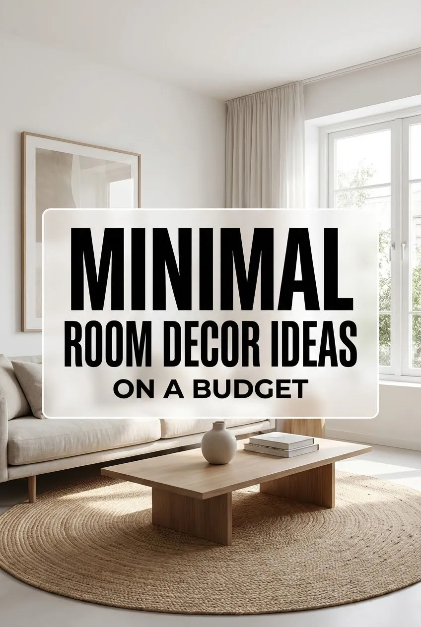 Minimal Room Decor Ideas on a Budget