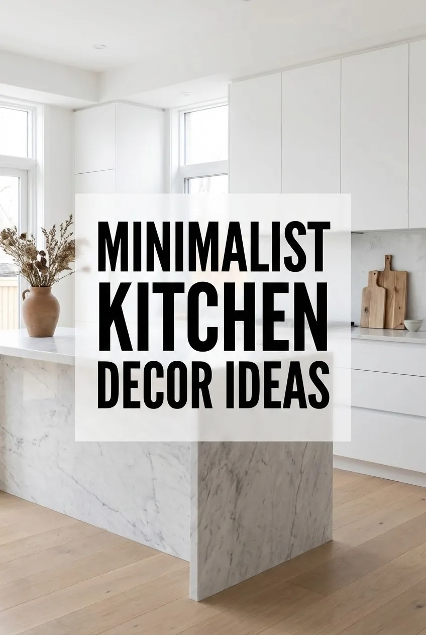 Minimalist Kitchen Decor Ideas