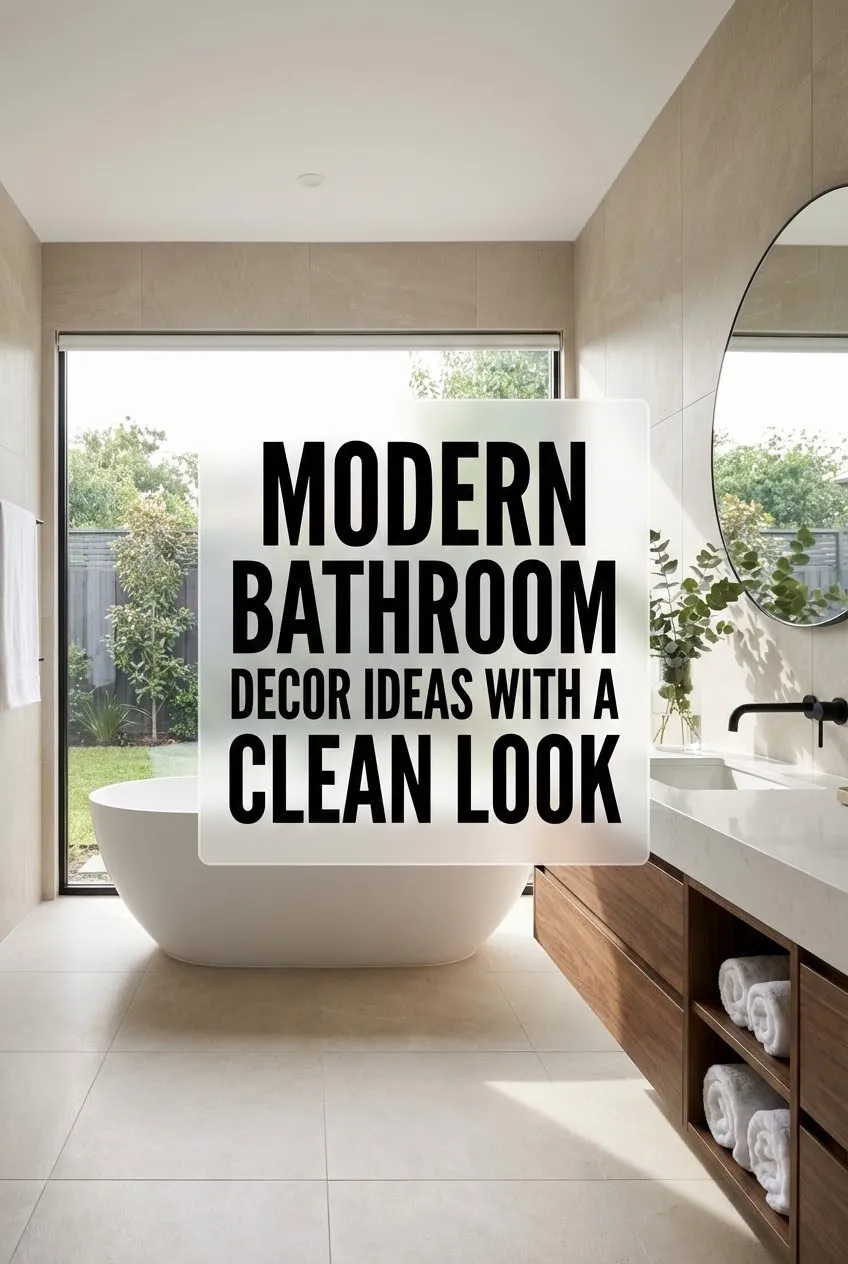 Modern Bathroom Decor Ideas with a Clean Look