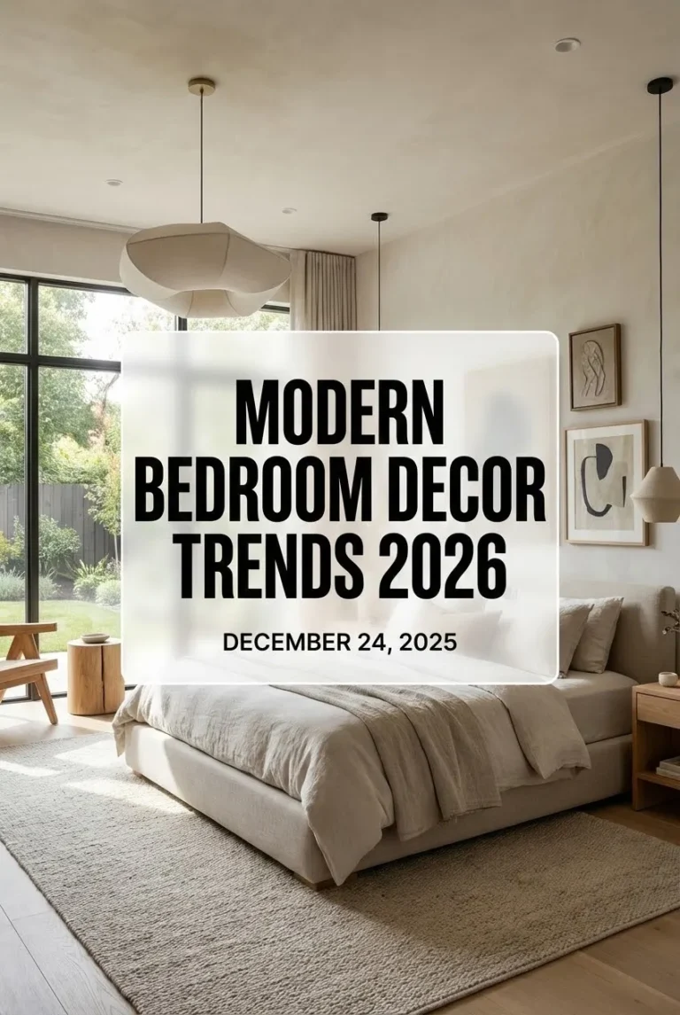 Modern Bedroom Decor Trends 2026