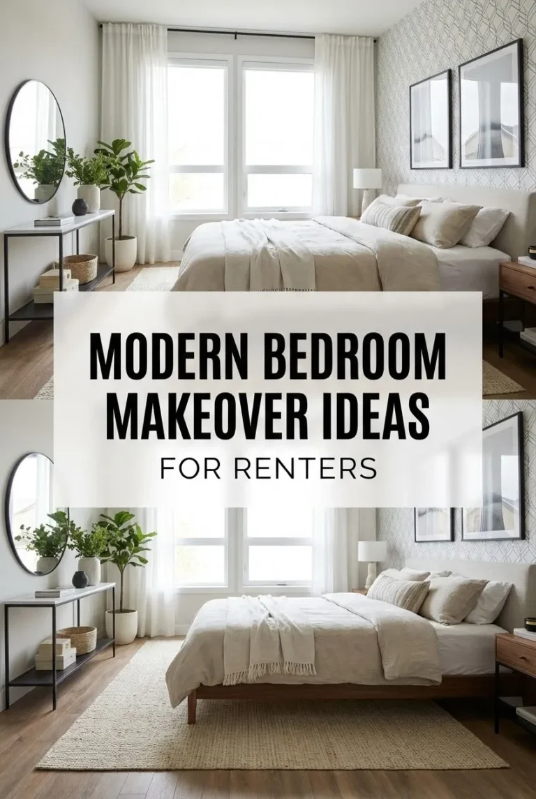 Modern Bedroom Makeover Ideas for Renters