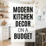 Modern Kitchen Decor on a Budget