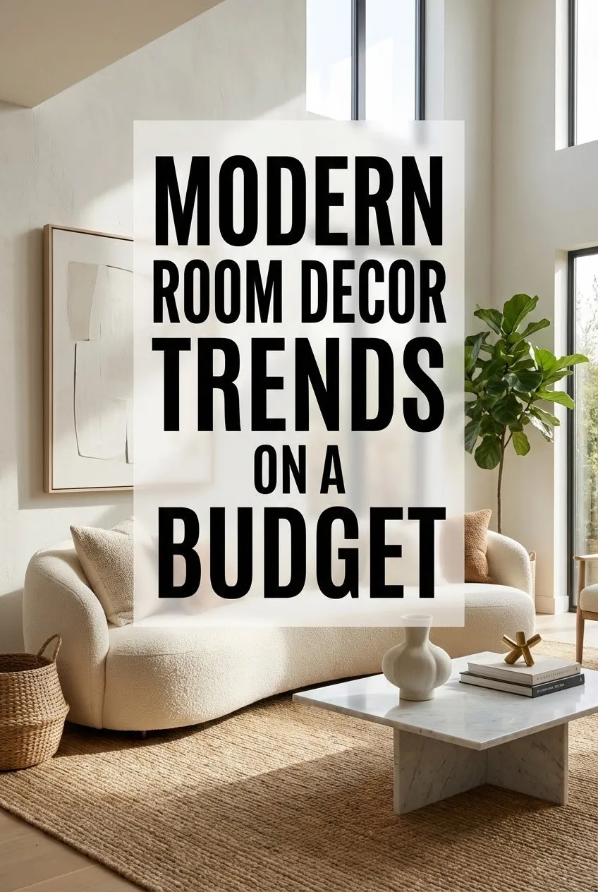 Modern Room Decor Trends on a Budget