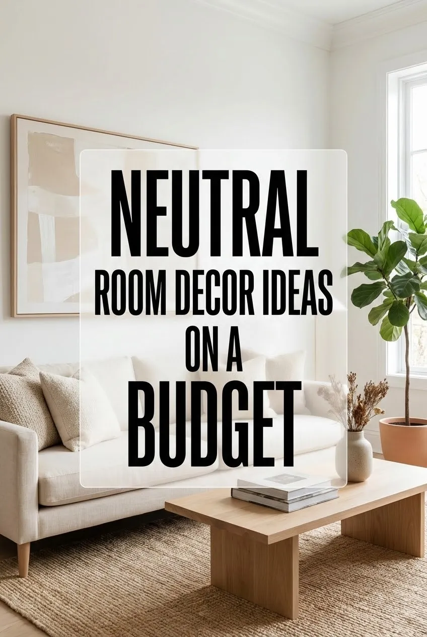Neutral Room Decor Ideas on a Budget