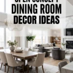 Open Concept Dining Room Decor Ideas
