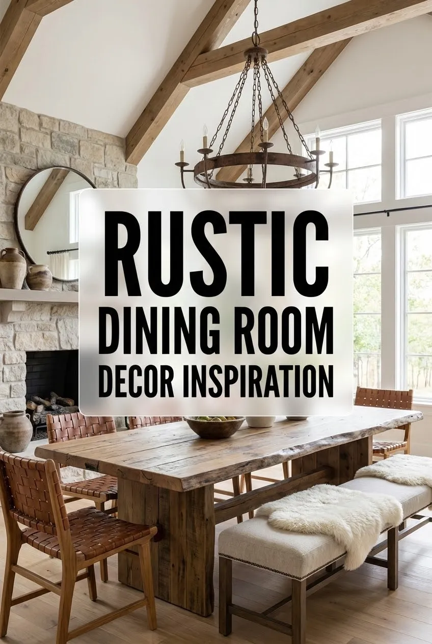 Rustic Dining Room Decor Inspiration