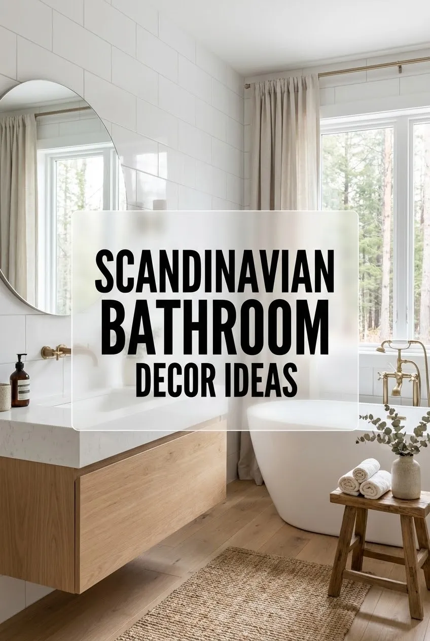 Scandinavian Bathroom Decor Ideas