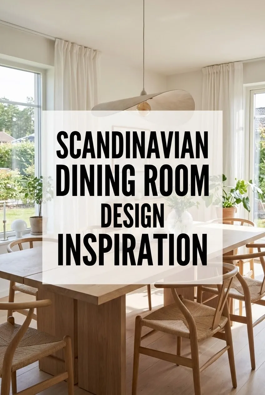 Scandinavian Dining Room Design Inspiration